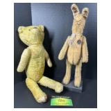 Antique stuffed animals