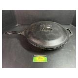 Large Lodge Cast Iron Skillet with Lid