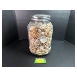 Large Jar of Sea Shells