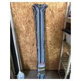 Backyard Creations Market Striped Umbrella