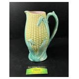 English Majolica Jug Corn Cob