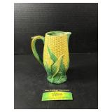 Vintage Corn-Themed Ceramic Pitcher