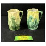 American Etruscan majolica corn on the cob creamer