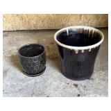 Pfaltzgraff Planter & Small Planter