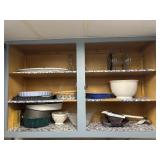Cabinet of Bowls, Pans, and More Kitchen Ware