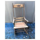 Vintage Wooden Rocking Chair