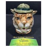 Tiger Cookie Jar with Removable Hat