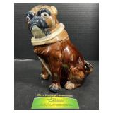 Ceramic Boxer Dog Cookie Jar