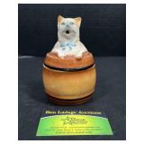Royal Ruxonia Cat Ceramic Cookie Jar