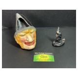 Ceramic Witch Head Basket with Inserts