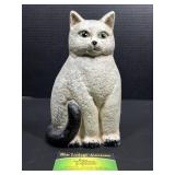 Cast iron cat doorstop