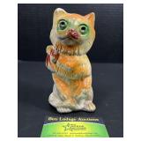 Antique Figural Cat Statue