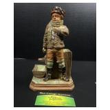 Majolica Figurine With Water Pump