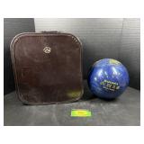 Brunswick Bowling Ball with Vintage Bag