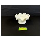 Milk Glass Decorative Bowl