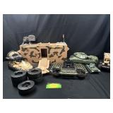 Hasbro GIJOE tank, military toys and more