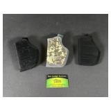 3 Left Handed Holsters