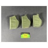 3 Army Green Left Handed Holsters