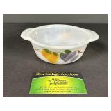 Fire King painted Relish Dish