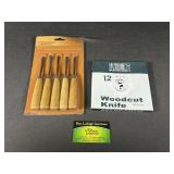 Woo Carving Knives and Chisels