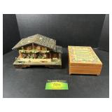 2 Vintage Music Jewelry Boxes