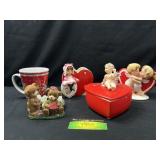 Lefton planters, lidded box, and more