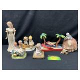 HOMCO girl figurine and more