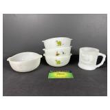 Grog Fire King Set of bowls