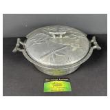 Pyrex with aluminum carry holder