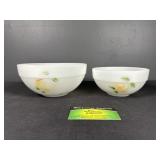 Fire King Mixing Bowl Set of 2