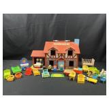 Fisher Price dollhouse with accessories