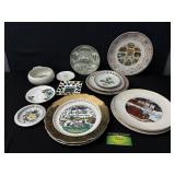 Decorative Plates With Some States On Them