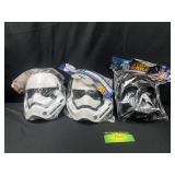 Star Wars plastic costume masks