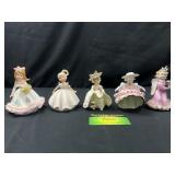 Lefton girl figurines