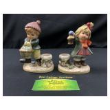 Napco Christmas candleholders