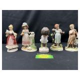 Lefton girl figures and moppets figurine