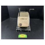 Antique The Hedman Lightning Check Writer