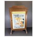 Vintage World War 2 Bond Poster in frame