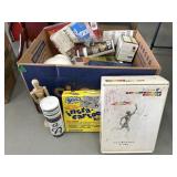 Large Box of Craft Supplies and More