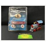 Radio Flyer Wagon and tin train
