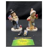 Two Lefton July & February boy figures