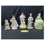 Lefton music box, figurines and more
