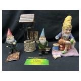 Lefton gnome figurine and more