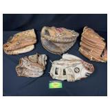 Wilson and Rawlings Baseball mitts, size 8, 10.5,