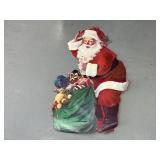 Cardboard Poseable Santa Decoration