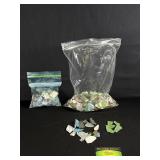 Sea Glass With Some Uranium Pieces
