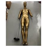 Gold Male Mannequin
