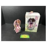 Garden Fairy Glass Ball Statue