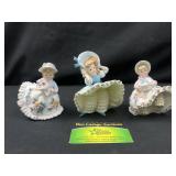 Lefton girls figurines