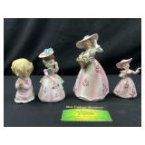 Lefton girls figurines